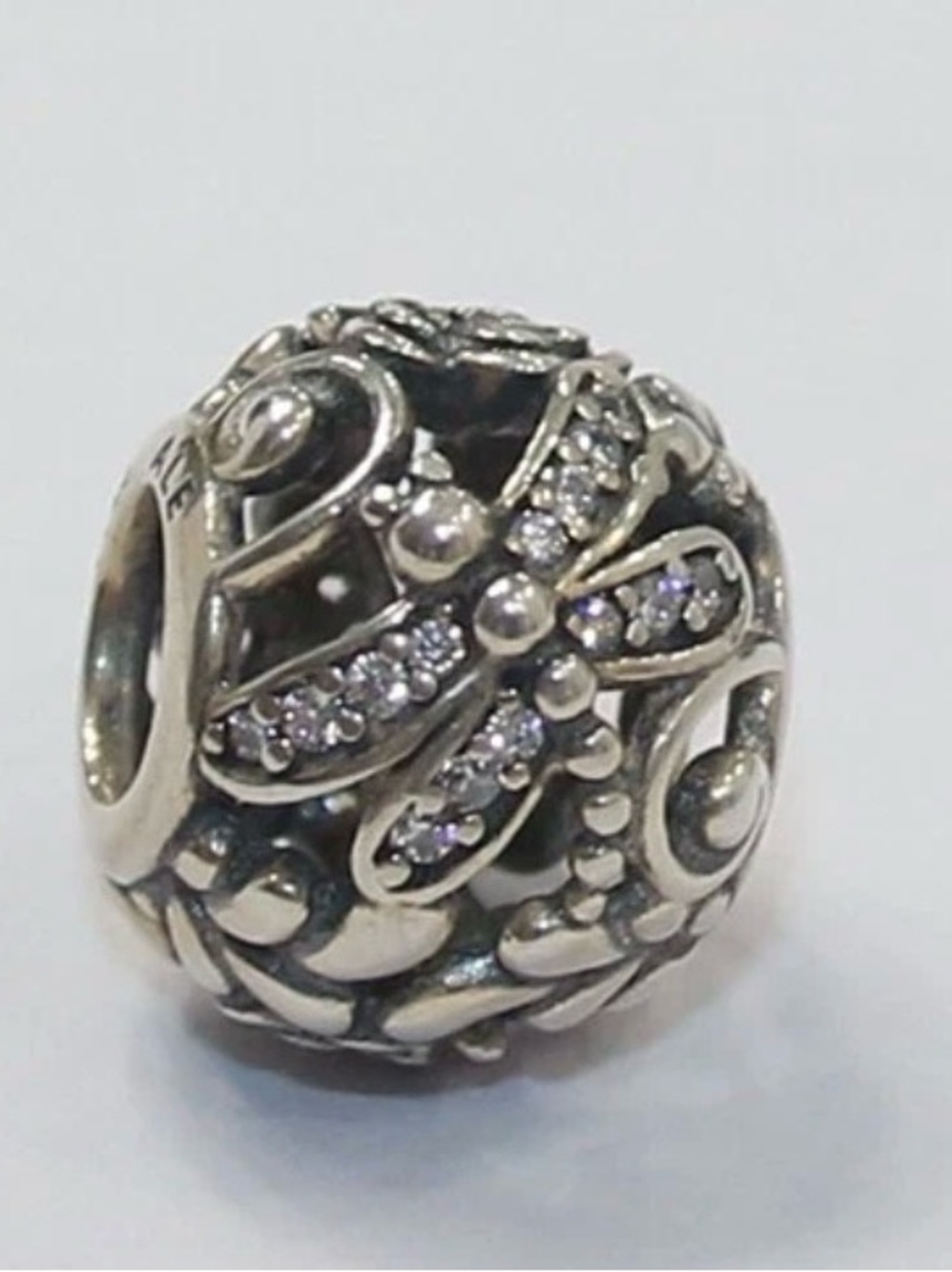Pandora Dragonfly Meadow Bead 791733CZ Retired Authentic